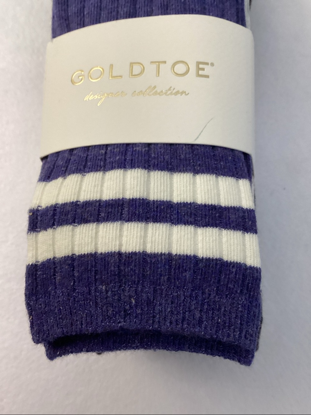 Gold Toe Designer Collection Ribbed Crew Socks - 6 Pairs - Picture 4 of 6